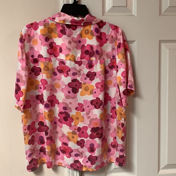 VINTAGE SILK PRESTON & YORK BLOUSE - Picture 3 of 5